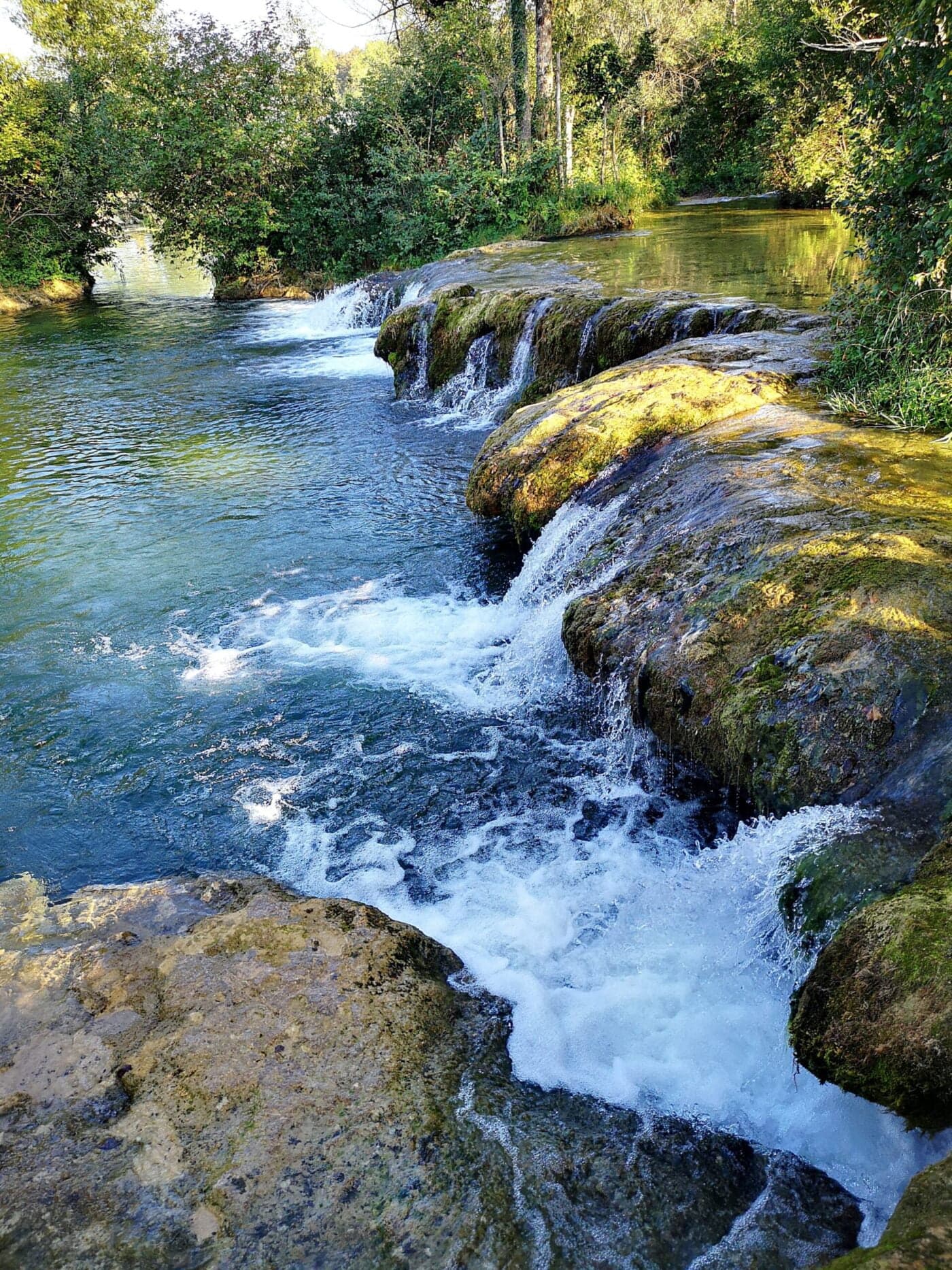 Travertin-Wasserfälle an der Mrežnica